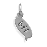 Genuine Elegante (TM) Product. "Bff" Text Message Charm. 100% Satisfaction Guaranteed.