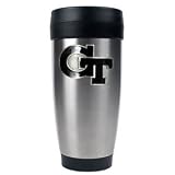 Georgia Tech Yellow Jackets 16oz Stainless Steel Travel Tumbler NCAA College Athletics