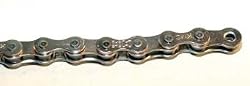 KMC Z510HX DropBuster BMX Bicycle Chain (1-Speed, 1/2 x 1/8-Inch, 112L, Silver)