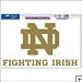 Notre Dame Corn Hole Cling/decal 11x17