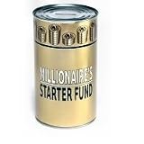 Millionaire's Money Box Starter Fund Cash Can