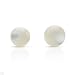 Stud Earrings With Genuine Mother of pearls Beautifully Designed in 14K Yellow Gold