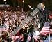 Barack Obama during election night in Grant Park on November 4, 2008 in Chicago, Illinois Officially Licensed Photo - Choose Your Size and Framing Options