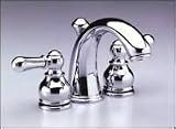 American Standard 7471.732 Polished Chrome Hampton MiniSpread Bathroom Faucet w/ Metal Lever Handles with EverClean - 7471.732