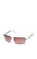 Square Rimless Sunglasses