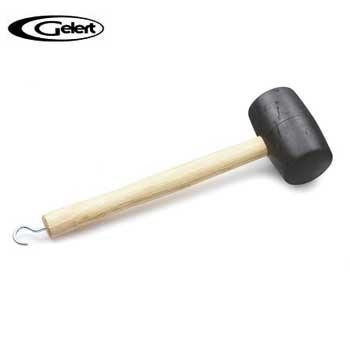 Gelert Rubber Mallet / Peg Extractor with Wooden Shaft