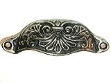 Top Knobs Abbot Cup Pull - Dark Antique Brass, 3-15/16,, CC - M62/M62