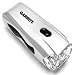 Garrity Power Lite 3 LED Crank Light (Titanium Silver/Black)