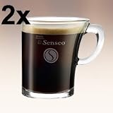 from Senseo 2 x Douwe Egberts Senseo Design Coffee Glass Cup (180ml)