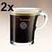 2 x SENSEO Design Glas Tasse 180ml