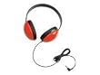 Califone First Stereo Headphone Lightweight for Young Children Red