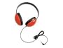 Califone First Stereo Headphone Lightweight for Young Children Red