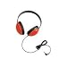 Califone First Stereo Headphone Lightweight for Young Children Red
