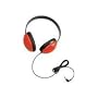 Califone First Stereo Headphone Lightweight for Young Children Red