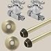 Mountain Plumbing Products 1/2 in. Compression x 3/8 in. O,D, Compression Cross Handle Lavatory Stra