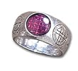 Agla - Alchemy Gothic Pewter Ring