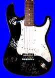 Red Hot Chili Peppers Autographed S101 Black Electric Guitar