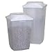 Vittles Vault II  40-Pound Clear Base Cranite Top
