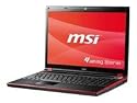 MSI 00165122-SKU43 39,1 cm / 15,4 Zoll Notebook (Intel Core 2 Duo P8700 4GB RAM, 500GB HDD, nVidia GeForce GTS160M, Win 7 Premium)