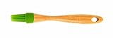 Island Bamboo PBRSH-370 Silicone Pastry Brush, Dark Green Apple