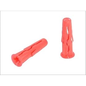 Rawlplug  68 535 Uno Plugs Red (24) Screw & Drill
