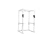BodyCraft F433 Extra Bar Hooks for Power Rack