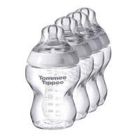 Childrens Toyshop   : Tommee Tippee closer to nature 9oz 4 pack feeding bottles