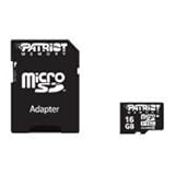 Patriot Signature 16 GB MicroSDHC Class 4 Flash Memory Card with Standard SD Adapter PSF16GMCSDHC43P