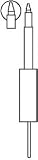 Weller Tip, Conical, MicroTouch Plus, MT302