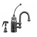 Whitehaus 3-3177 Oil-Rubbed Bronze Baby Horizon Single Hole / Single Lever Entertainment Prep Faucet with Side Spray - 3-3177