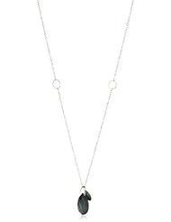 Melissa Joy Manning Labradorite and Cats Eye Pendent Necklace