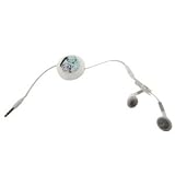 【並行輸入品】Blue Fusion Roll-up Earphone イヤホン with Mic & Attaching Magnet