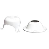 1-1 2 MOTORHOME TRAILER AND RV SEWAGE AND PLUMBING VENT (POLAR WHITE) by Custom Accessories