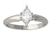 1/4 ct.tw Marquise Diamond Solitaire Ring in 14k White Gold