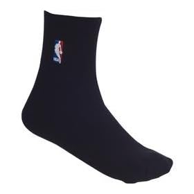 NBA Logoman Quarter Length Sock Black NBA Logoman Quarter Length Sock - Black