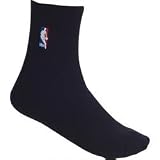 NBA Logoman Quarter Length Sock - Black - Black Medium