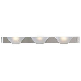 Minka Lavery Lights 5733-84 3LT Bathroom Lighting - Brushed Nickel Contemporary Indoor... by Minka