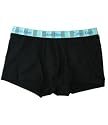 Calvin Klein men's pro stretch harbor vert stripe black trunk