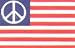 5FT X 3FT USA PEACE FLAG