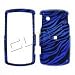 Electronics : BLUE/BLACK ZEBRA PRINT DESIGN COVER FOR LG BLISS UX700