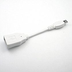 iAUDIO USB Host Cable White for X5/X5L/A2/A3/Q5