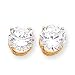 14k 10mm Cubic Zirconia earring XE77CZ