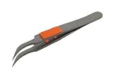 トラスコ中山/TRUSCO ラバーグリップ付ピンセット フッ素コート 115mm 先細鷲型【TSP-225】(2997452) [その他]