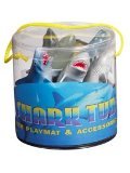 Warm Fuzzy Toys Sharks Tub