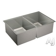 Moen Stainless Steel Undermount Double Bowl Kitchen Sink 22378 by