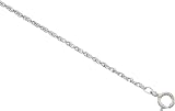 14K White Gold 18 Solid Rope Chain