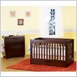 Babyletto Mercer 3-in-1 Convertible Wood Crib Set in Espresso