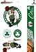 Boston Celtics Domed Three Dimensional Decal Sheet