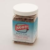 Bravo! Freeze-Dried Raw Organic Turkey Liver Bites, Treats for Dogs and Cats