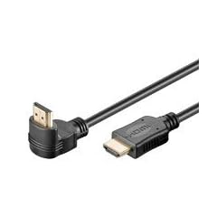 Premium HDMI-Kabel, vergoldete, 90� gewinkelte Stecker, GA, 2m